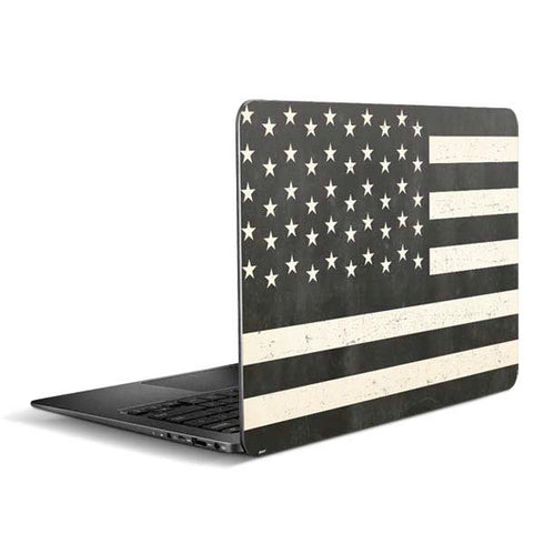 Black & White USA Flag Zenbook UX305FA 13.3in Skin